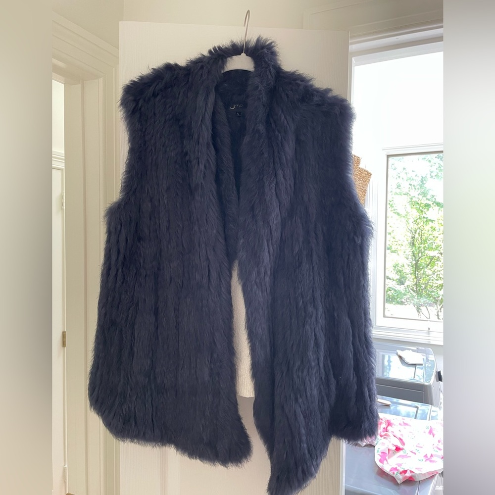 June real rabbit vest